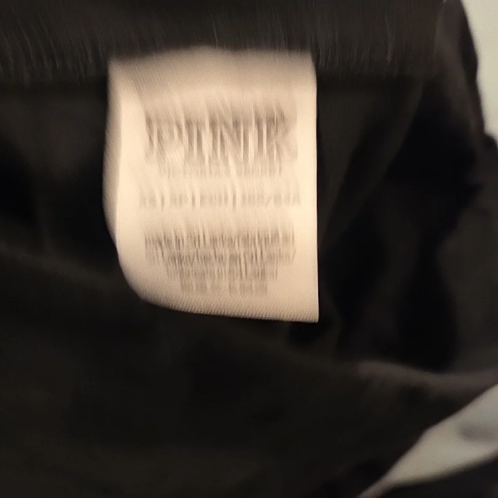 PINK Victoria's Secret Black Bike Shorts with White Logo